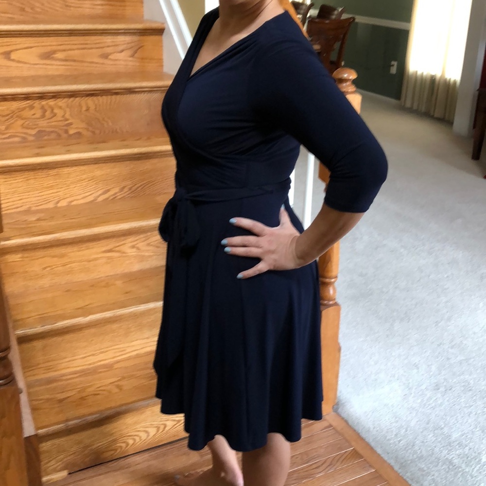 Navy blue dress